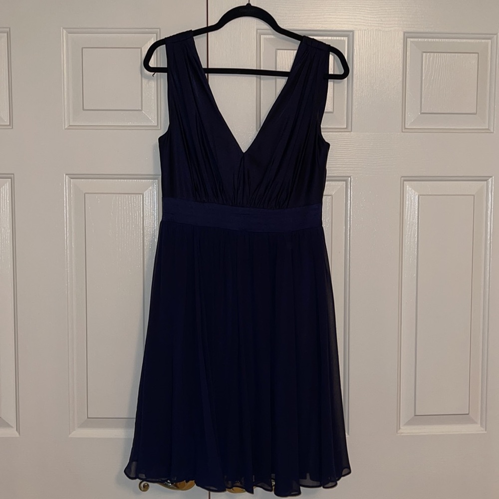 DRESS Vera Wang size 10 navy blue